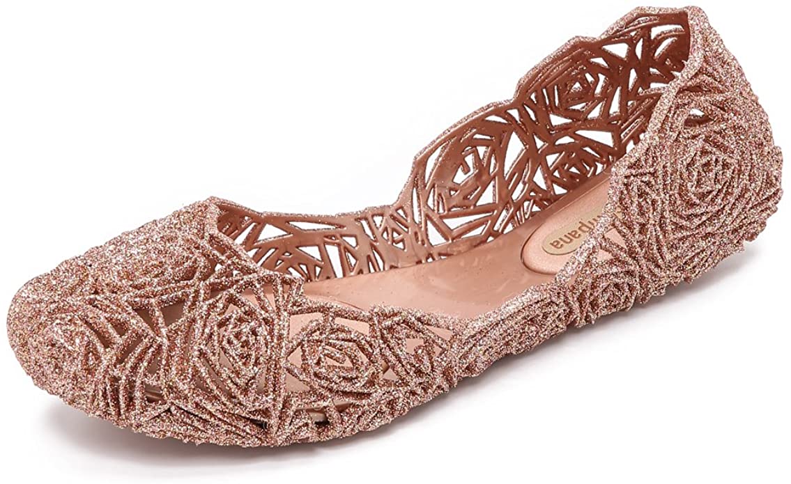 Melissa Women's Campana Fitas II Ballet Flat