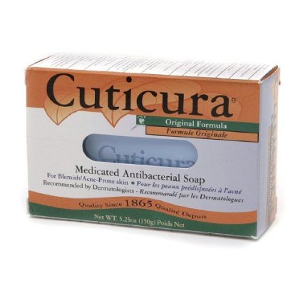 Cuticura Medicated Anti-Bacterial Bar Soap, Original Formula - 5.25 oz bar
