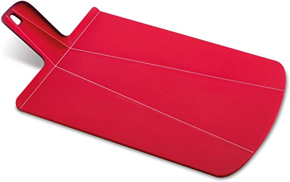 Joseph Joseph Large Chop2 Pot Plus Folding Chopping Board, Red