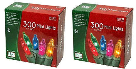 Noma/Inliten Holiday Wonderland's 300 Mini Lights Set (Pack of 2)