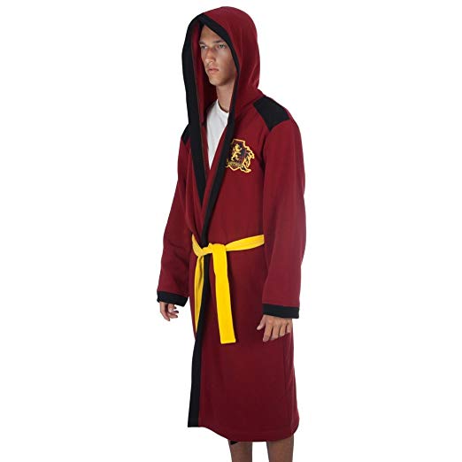 Bioworld Harry Potter Gryffindor Adult Plush Robe Licensed