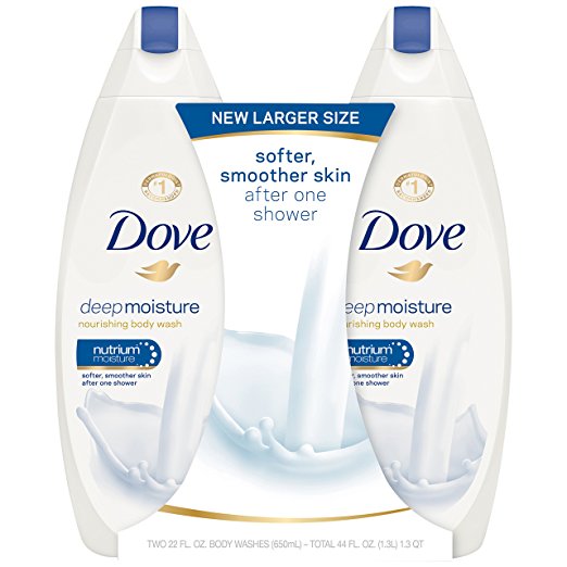 Dove Body Wash, Deep Moisture 22 Ounce, 2 Count