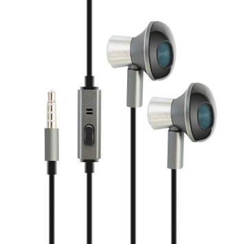 YCCTEAM Earphones Headphones, High Definition, in-ear, Tangle Free, Noise Isolating , HEAVY DEEP BASS With Microphone for iPhone, iPod, iPad, MP3 Players, Samsung Galaxy, Nokia, HTC, Nexus, BlackBerry etc