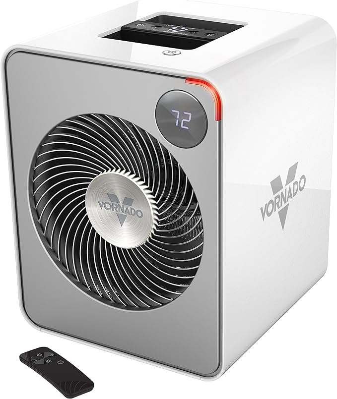 Vornado VMHi500 Whole Room Metal Space Heater, Digital Thermostat, Remote Control, 1500 Watts