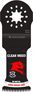 Diablo - DOS125JBW3 1-1/4 in. Starlock Bi-Metal Oscillating Blades for Clean Wood (3-Pack)