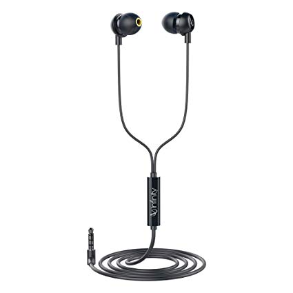 Infinity (JBL) Zip 20 in-Ear Deep Bass Headphones with Mic (Charcoal Black)