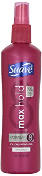 Suave Non Aerosol Spray Maximum Hold Unscented Hairspray, 11 oz