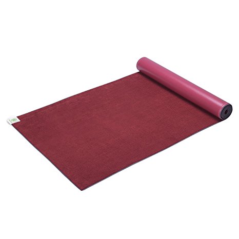 Gaiam Ultra-Dri Hot Yoga Mat, Red