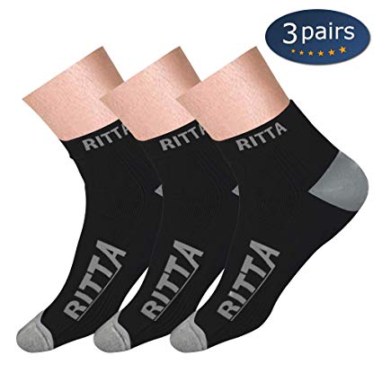 Compression Socks (3/6/7/8 Pairs),15-20 mmHg is Best Athletic and Medical for Men and Women, Running, Flight, Travel, Nurses Boost Performance Blood Ciruclation Relieve Pain