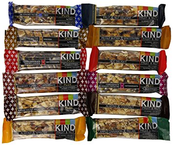 KIND Bar Variety Pack (Pack of 12-1.4oz each)