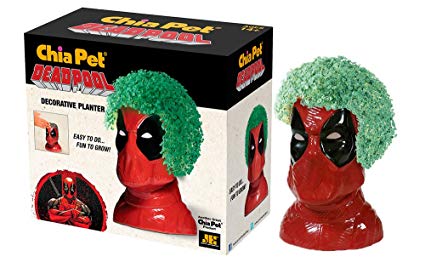 Chia Pet Deadpool - Marvel, Decorative Pottery Planter, Easy to Do and Fun to Grow, Novelty Gift, Perfect for Any Occasion