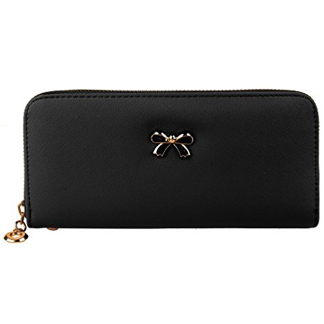 EUBags Womens Wallet Clutch Leather Wallets Card Holder Long Ladies Purse Wallet for Women