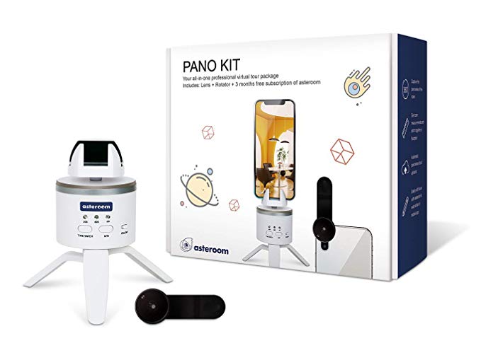Asteroom Pano Kit   3 Months Subscription - Create 360 Virtual Tours with Your Phone