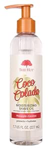 Tree Hut Bare Coco Colada Moisturizing Shave Oil, 7.7 fl oz, Gel-to-Oil Formula, Ultra Hydrating Barrier for a Close, Smooth Shave, For All Skin Types