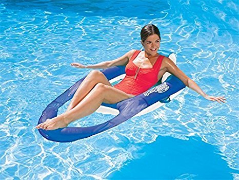 Swimways Spring Float Recliner 13018 - Colors Vary