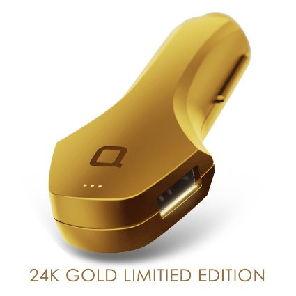 ZUS- Smart USB Car Charger - 24K Gold Limited Edition