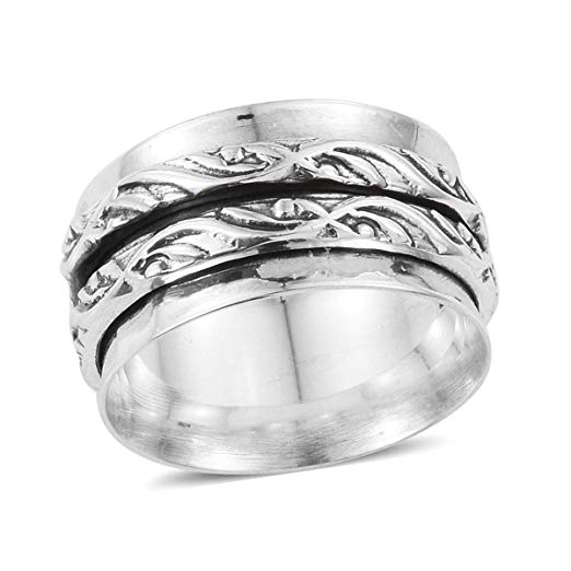 925 925 Sterling Silver Boho Handmade Statement Ring Vintage Tribal Jewelry for Women Jewelry Gift