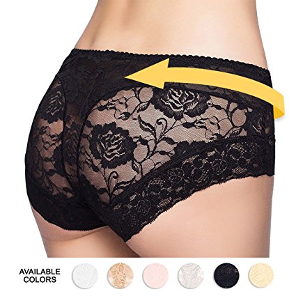 Eve's temptation Lily Everyday Panties Floral Lace Sliming Brief Sexy Lingerie Underwear for Women