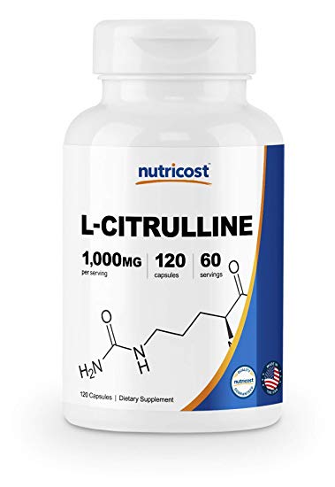 Nutricost L-Citrulline 500mg, 120 Capsules