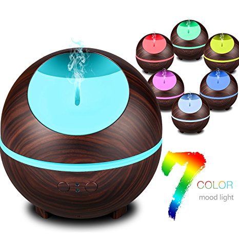 Aromatherapy Essential Oil Diffuser 880Ml, iTavah Ultrasonic Diffuser for Essential Oils,Large Cool Mist Humidifier,Wood Aroma Essential oil diffuse,Working for 24  Hours