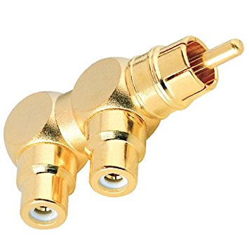 AudioQuest adapter - RCA male to two RCA female - hard assembly