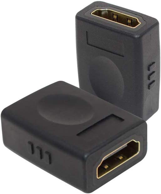 HDMI Coupler, Universal HDMI Extender, 2 Pack HDMI Female to Female Adapter, HDMI Female Coupler for HDTV TV 3D 1080P HDMI Extension Cable