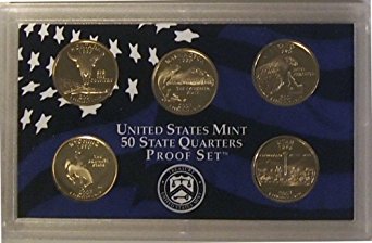 2007 Proof State Quarter Set in Original US Govt Packaging