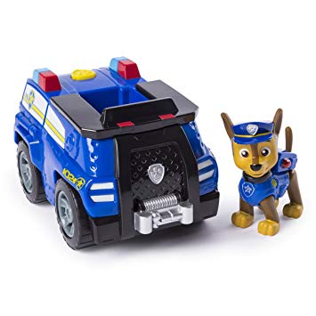 Paw Patrol Chase’s Transforming Police Cruiser with Flip-open Megaphone, for Ages 3 and Up