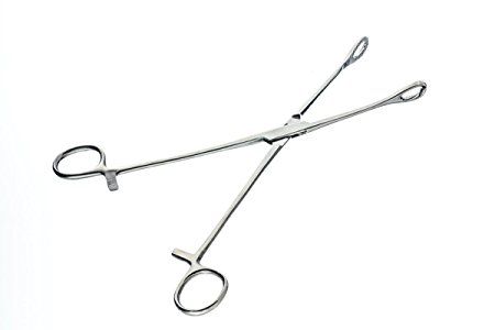 SE 525SF Self-Locking Sponge Forceps, 9-1/2"