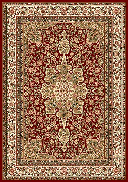 Home Dynamix Royalty 5'2" x 7'2" Area Rug Red