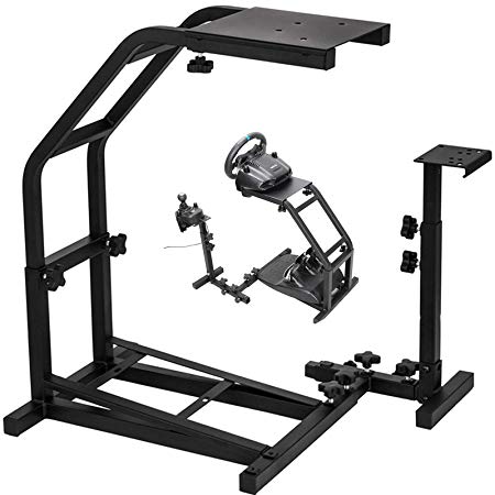 VEVOR Racing Steering Wheel Stand Pro Shifter Mount Logitech G27 G25 E G29 Racing Wheel Stand with V2 Support Game Support Wheel and Pedal Mount Not Included (Stand, G29 G27 G25)