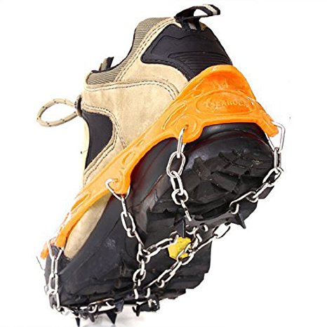 Weanas® 2 Pack Multi-function Anti-slip Ice Cleat Shoe Boot Tread Grips Traction Crampon Chain Spike