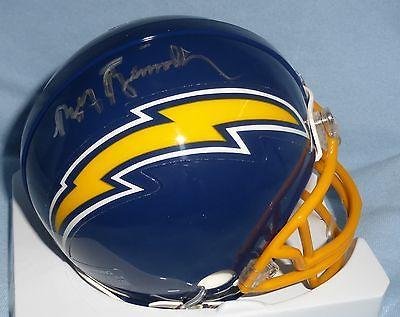 Rolf Benirschke Autographed Mini Helmet - Throwback COA 1980 - PSA/DNA Certified - Autographed NFL Mini Helmets