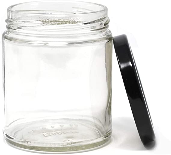 NiceBottles - Clear Glass Salsa Jars, 9 Oz - Case of 12