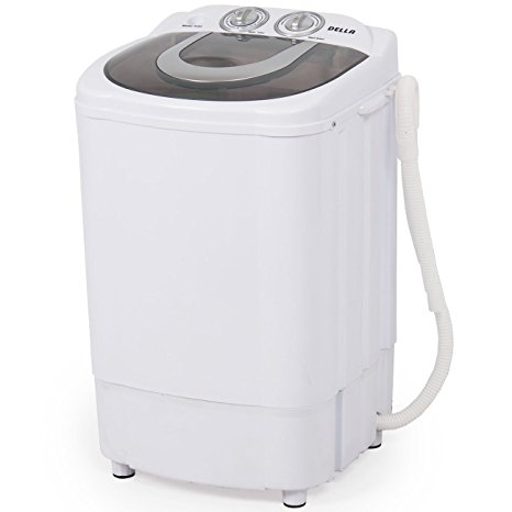 Della Mini Portable Washing Machine Spin Wash 8.8 Lbs Capacity Compact Laundry Washer for Clothes, Garments