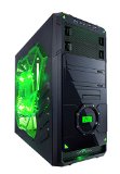 Apevia X-Dreamer 4 Metal Case with Side Window-Green X-DREAMER4-GN