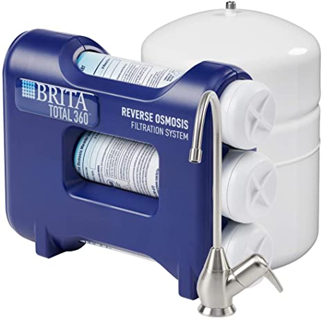 Brita BRDROS Undersink Reverse Osmosis Water Filtration System, Blue