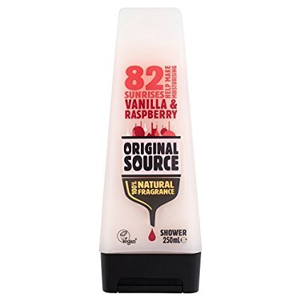 Original Source Shower Gel Vanilla Milk and Raspberry, 250ml