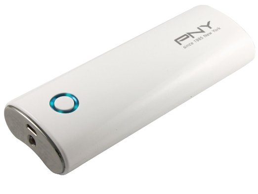 PNY BE-740 10400mAH Power Bank (White)