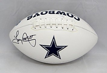 Tony Dorsett Autographed Dallas Cowboys Logo Football- JSA Witnessed Auth