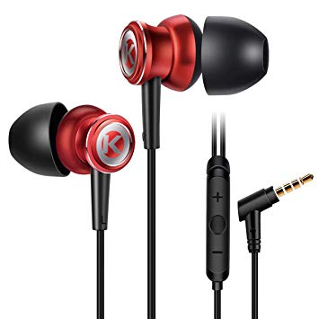 Active Noise Cancelling Earphones, Powerful Bass Driven Sound,Graphene Diaphragm HD Stereo Wired Headset for iPhone, iPad, iPod and Samsung Galaxy Android Mobile Phones
