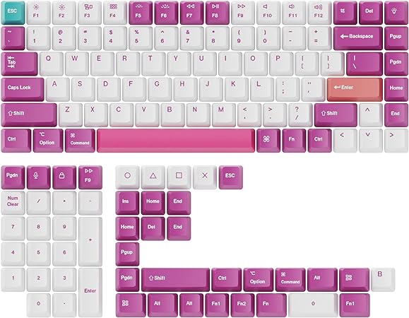 Keychron OEM Dye-Sub PBT Full Set Keycap Set (133 Keys) - Unicorn