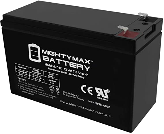 Mighty Max Battery Sunbright 6-FM-7.0 Replacement Sealed Lead-Acid Battery 12 Volt / 7 Ah Brand Product