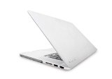 iMacket  TotalShield 2-in-1 Ultra Slim Soft-Touch Rubberized Hard Case Cover and Keyboard Cover MacBook Pro 15 Retina Display Frosty White