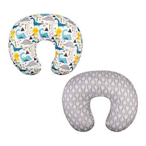 ALVABABY 2pack Pillow Cover Soft and Comfortable for Breastfeeding Moms Soft Fabric Fits Snug On Infant Nursing Pillows to Mothers While Breast Feeding Baby Shower Gift 2UBZTW10