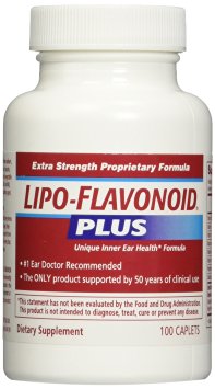 Lipo-Flavonoid Plus Ear Health Dietary Supplement Caplets, 100 Count