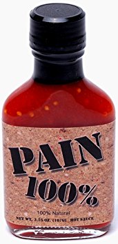 Pain 100% Hot Sauce, 3.75-Ounce Bottle