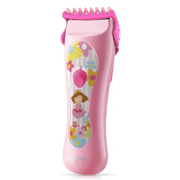 Yijan® G820S Varied Speed Waterproof Ultra Quiet Rechageable Hair Trimmer for Baby and Girls