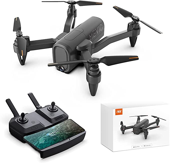 HR Drone with 1080p Camera,Foldable Drones for Kids and Adults,Quadcopter Helicopter for Beginner with Follow Me,Altitude Hold,Carrying Case,RC Toys Gifts for Boys Girls and Adults
