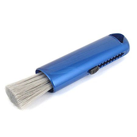 uxcell® Blue Plastic Case Dust Cleaning Retractable Brushes for Vehicle Car